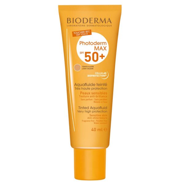 ضد آفتاب بایودرما Bioderma مناسب پوست های حساس با spf50 حجم 40 میلی لیتر