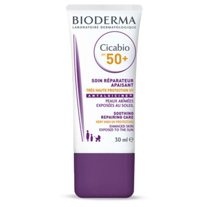 کرم ترمیم کننده بایودرما Bioderma مدل Cicabio با SPF50 مناسب پوست آسیب دیده حجم 30 میلی لیتر 