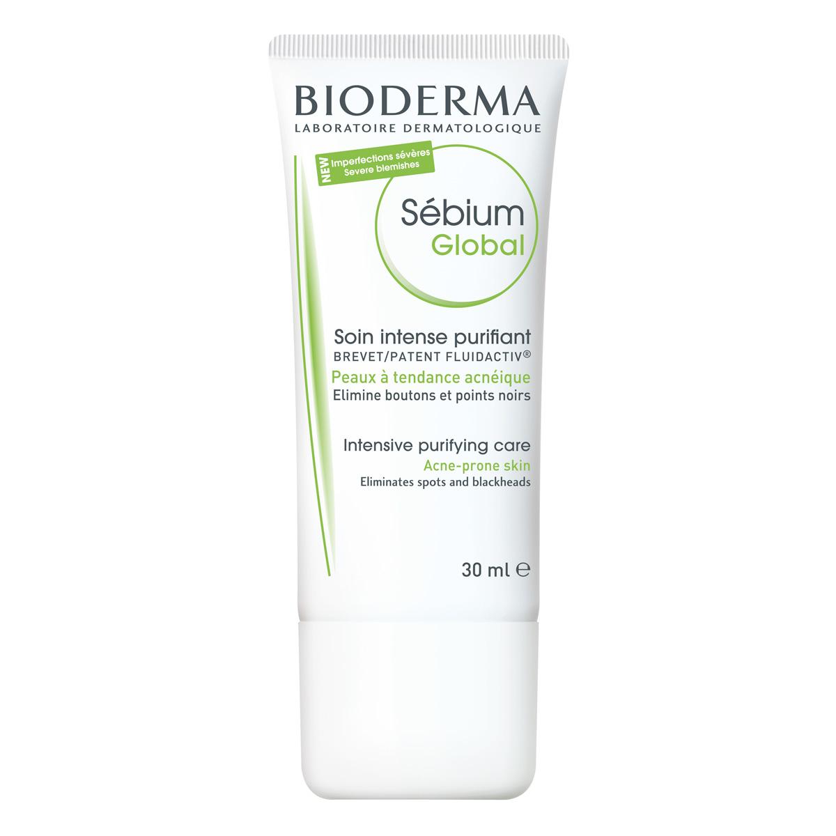 کرم مرطوب کننده بایودرما Bioderma مناسب پوست های چرب و مستعد آکنه حجم 30 میلی لیتر 