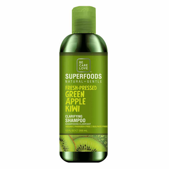 شامپو روشن کننده سوپر فودز بی سی ال BCL Super Foods حاوی عصاره سیب و کیوی حجم 355 میلی لیتر