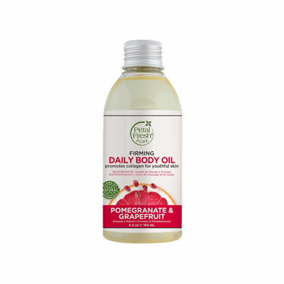 روغن بدن و ماساژ سفت کننده پنال فرش Petal Fresh حاوی عصاره انار و گریپ فروت حجم 163 میلی لیتر