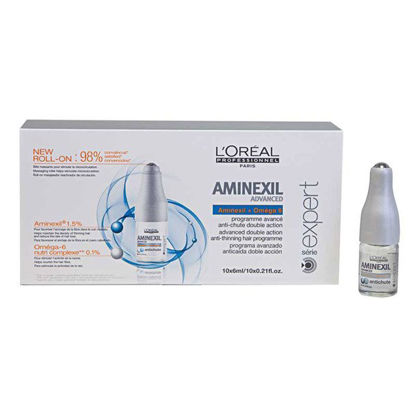 پک کپسول 10 تایی ضدریزش مو لورال پروفشنال Loreal Professional مدل Aminexil Advanced حجم 6*10 میلی لیتر 