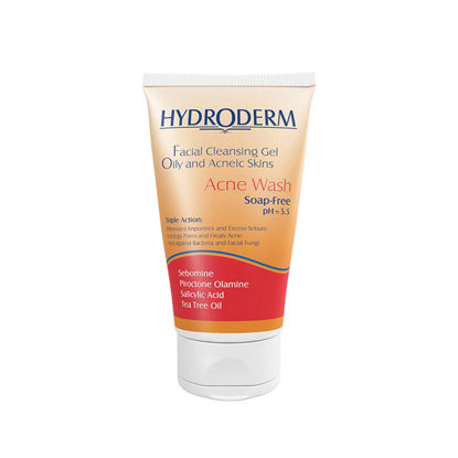 ژل شستشوی صورت پوست چرب هیدرودرم Hydroderm حجم 150میلی گرم 