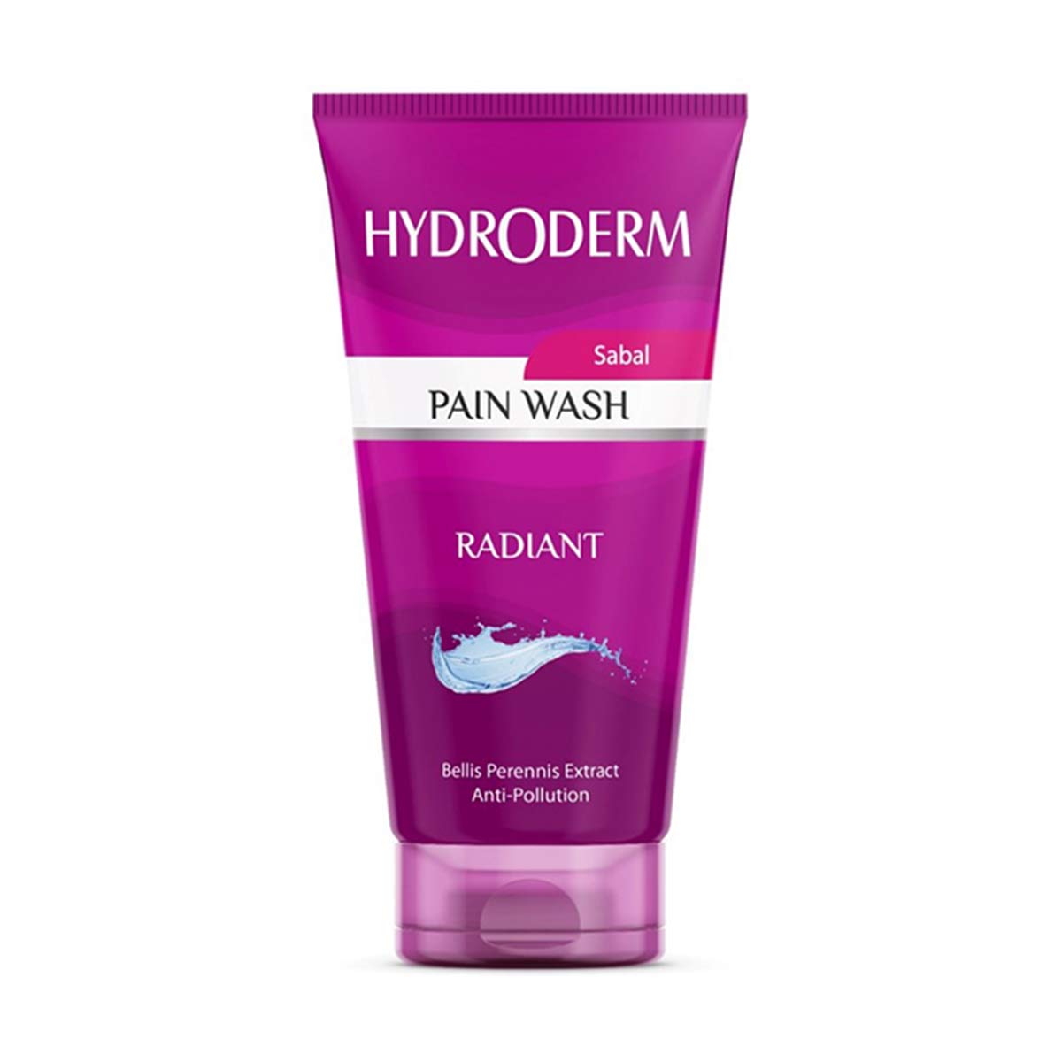  مایع شوینده غیرصابونی روشن کننده و ضدلک پوست صورت حاوی سابال هیدرودرم Hydroderm حجم 150 میلی لیتر 