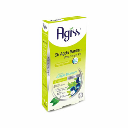 نوار موبر کامل بدن مناسب پوستهای حساس با دستمال مرطوب آگیس Agiss بسته 20 عددی