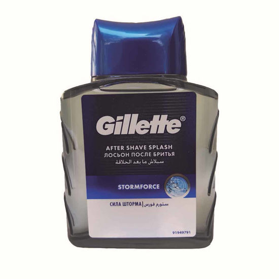 افتر شیو مردانه مدل Storm Force (استورم فورس) ژیلت GILLETTE حجم 100 میلی لیتر