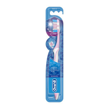 مسواک اورال بی مدل 3DWhite Brilliance manual (برلیانس تری دی مدیوم) اورال بی Oral-B بسته یک عددی
