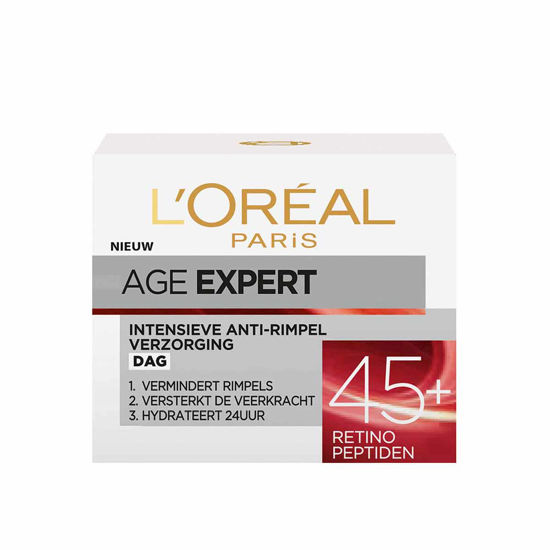 کرم ضد چروک لورآل ایج اکسپرت بالای 45 سال پوست معمولی   LOREAL Age Expert +45حجم 50 میلی لیتر