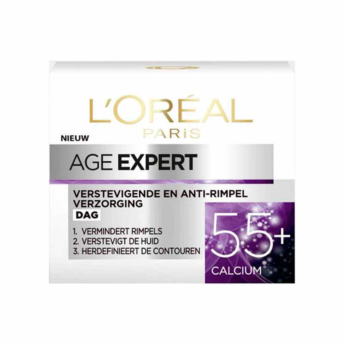  کرم ضد چروک لورآل ایج اکسپرت بالای 55 سال پوست معمولی LOREAL Age Expert+ 55 حجم 50 میلی لیتر 