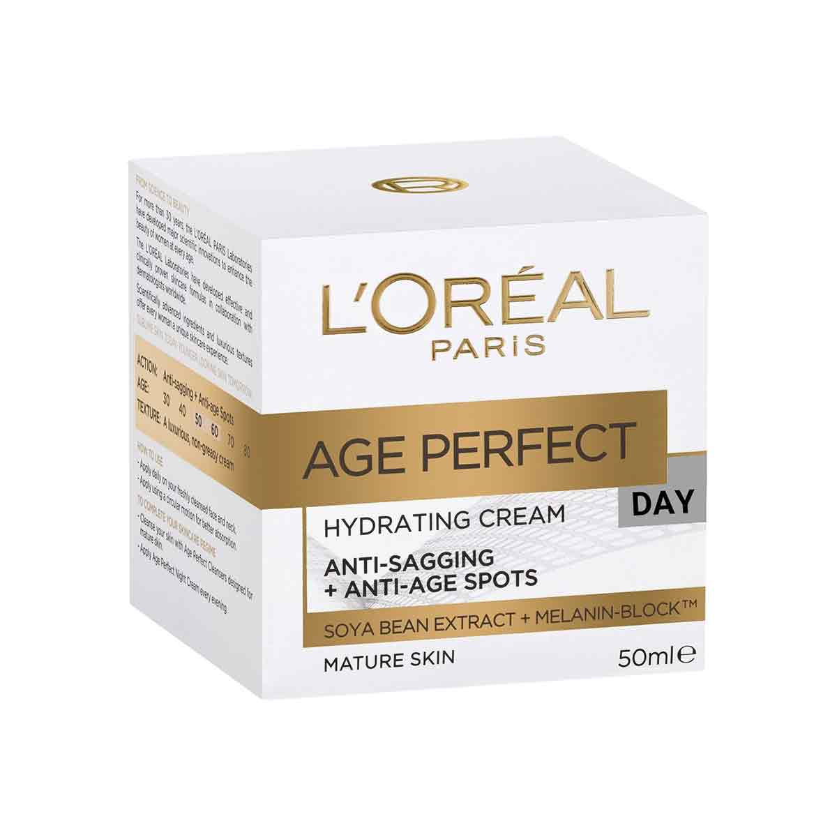 کرم روز لورآل ایج پرفکت Age Perfect Re-Hydrating Day حجم 50 میلی لیتر