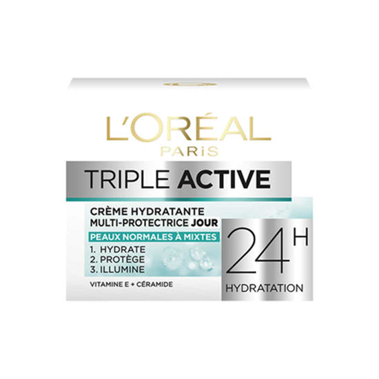 کرم آبرسان روز لورآل مدل تریپل اکتیو LOreal Triple Active حجم 50 میلی لیتر