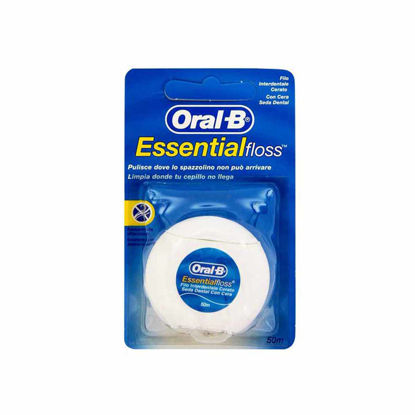 نخ دندان اورال بی مدل Oral B Essential Floss طول 50 متر