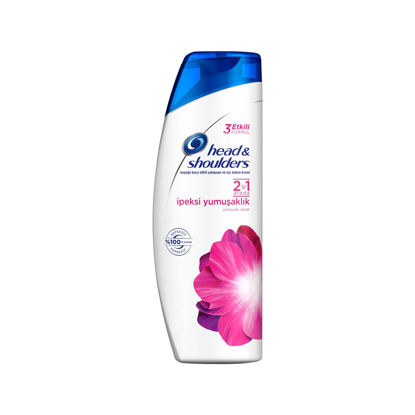 شامپو هد اند شولدرز مناسب موهای آسیب دیده و رنگ شده مدل head & shoulders ipeksi yumusaklik 2 si 1 arada حجم 400 میلی لیتر