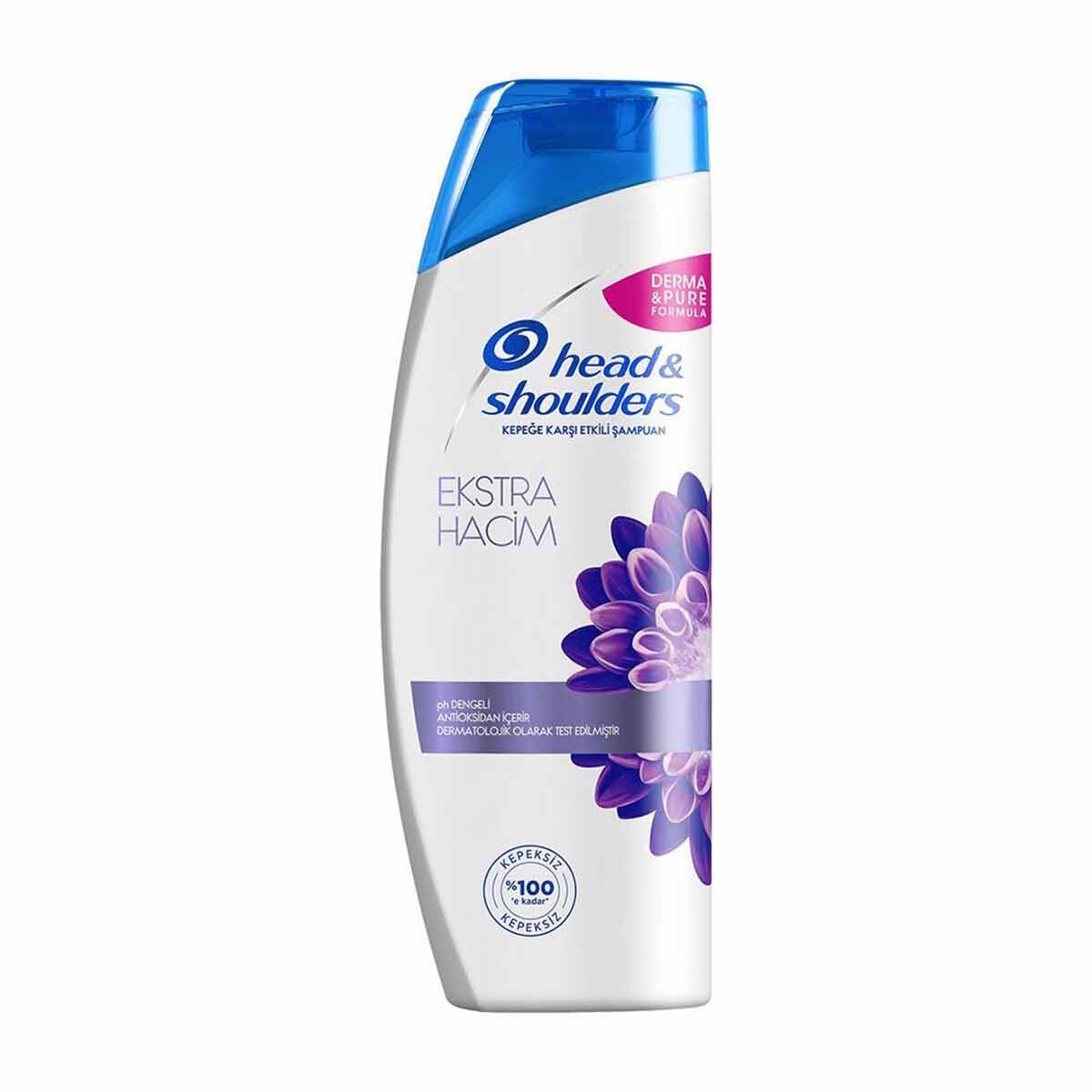 شامپو حجم دهنده هد اند شولدرز مدل head & shoulders ekstra hacim حجم 400 میلی لیتر