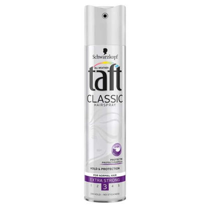 اسپری نگهدارنده حالت مو تافت مدل کلاسیک Taft Extra Hair Spray pحجم 250 میلی لیتر