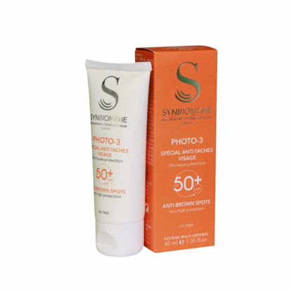 ضدآفتاب و ضدلک سین بیونیم مدل Synbionyme PHOTO-3 SPF-50 حجم ۴۰ میلی لیتر 