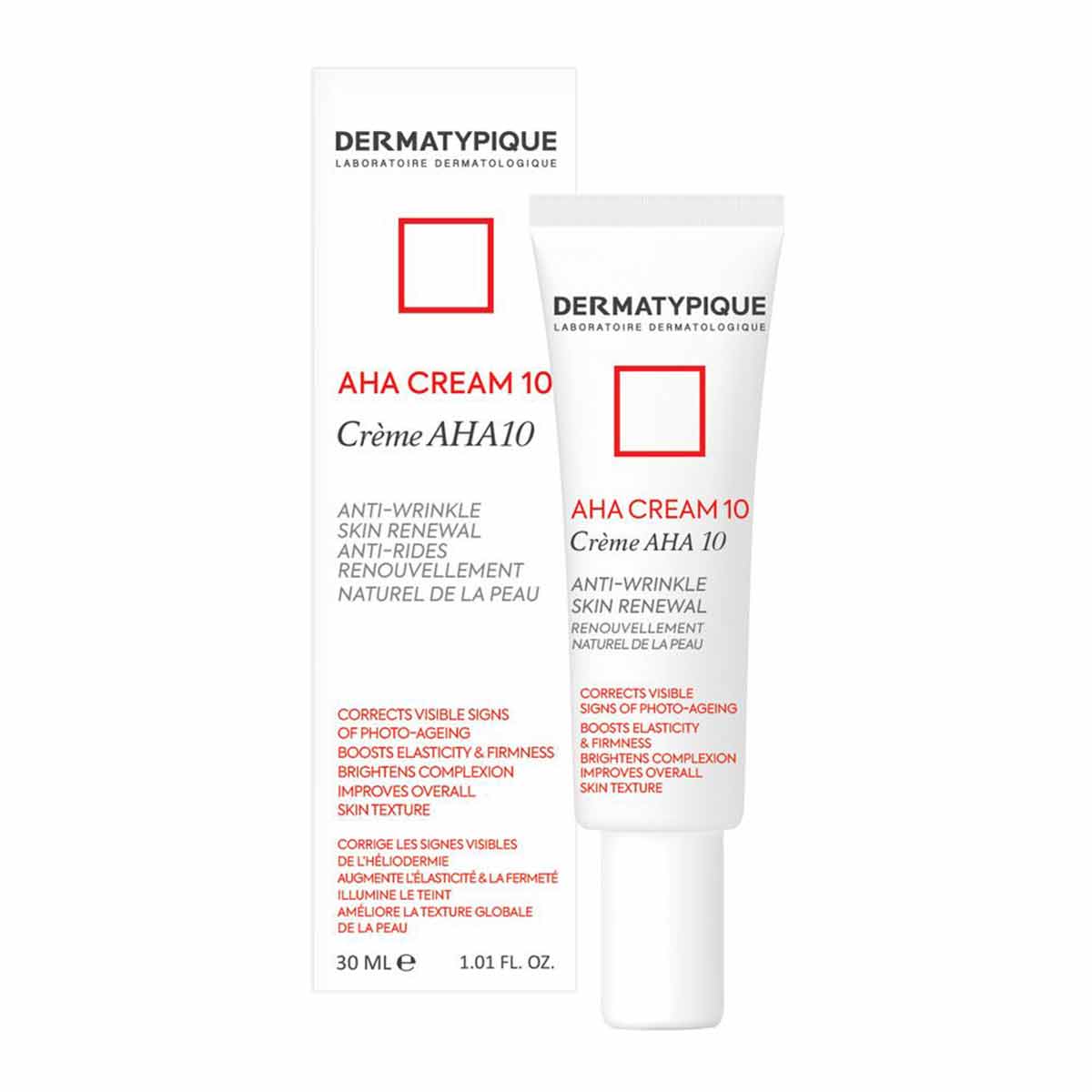 کرم لایه بردار درماتیپیک 10% AHA مدل Dermatypique AHA Cream 10 حجم 30 میلی لیتر