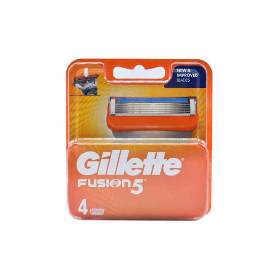 تیغ یدک ژیلت 5 تیغ مدل Gillettte Fusion 5 Blades 4 count بسته 4 عددی