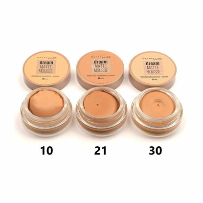 کرم پودر شماره 20 میبلین مدل دریم مت موس DREAM MATTE MOUSSE MAYBELLINE