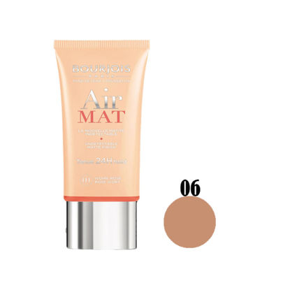 کرم پودر بورژوا شماره 06 مدل مات 24 ساعته Bourjois Air Mat با SPF 10 حجم 30 میلی لیتر