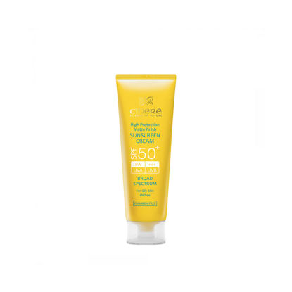 کرم ضد آفتاب سینره بدون رنگ مناسب پوست چرب با Cinere SPF 50 حجم 50 میلی لیتر