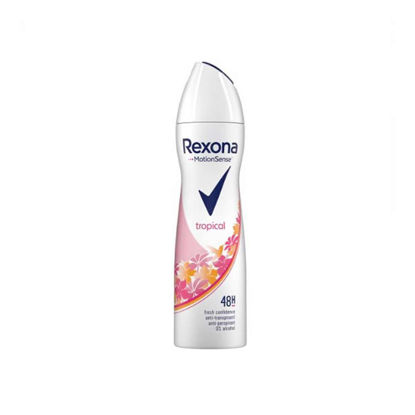 اسپری پودری رکسونا مدل تروپیکال 48 ساعته Rexona حجم 200 میلی لیتر 