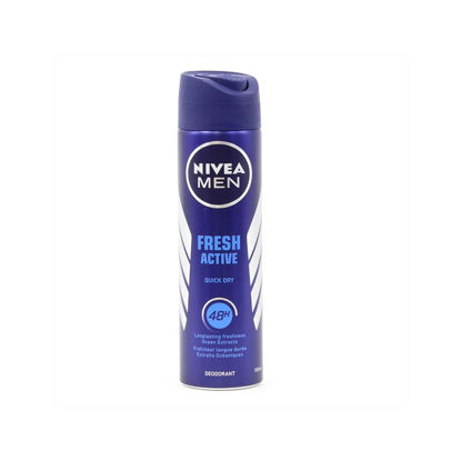  اسپری ضد تعریق نیوآ مردانه مدل Nivea FRESH ACTIVE حجم 150 میل