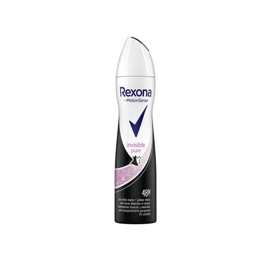 اسپری پودری رکسونا مدل اینویزیبل پیور 48 ساعته Rexona حجم 200 میلی لیتر