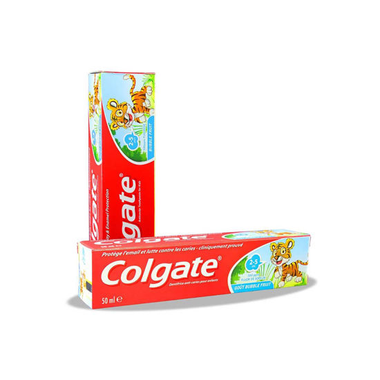 خمیر دندان بچه گانه کلگیت مدل COLOGATE دو تا پنج سال با عطر و طعم میوه حجم 50 میلی گرم