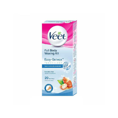 نوار موبر بدن ویت مناسب پوست های حساس حاوی عصاره بادام Veet بسته 20 عددی