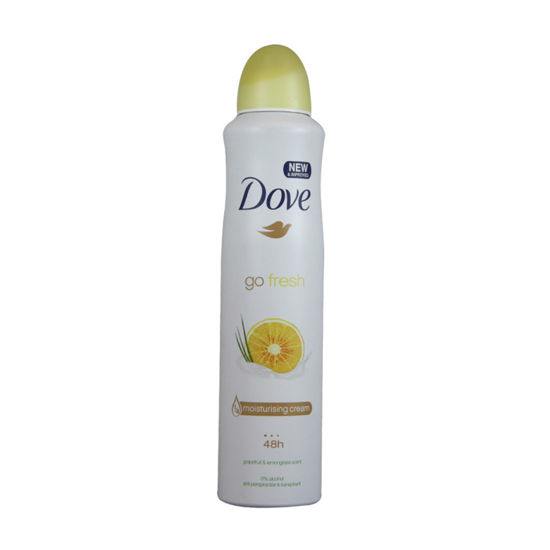 اسپری ضد تعریق زنانه داو مدل گریپ فروت ماندگاری 48 ساعته Dove go fresh(grapefruit) حجم 250 میلی لیتر