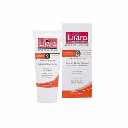 کرم ضد آفتاب بی رنگ الارو Ellaro SPF50 حجم 40 میلی لیتر