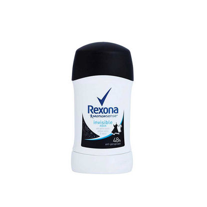 استیک زنانه 48 ساعته رکسونا مدل invisible aqua (اینویزیبل آکوا) REXONA حجم 40 میلی گرم 