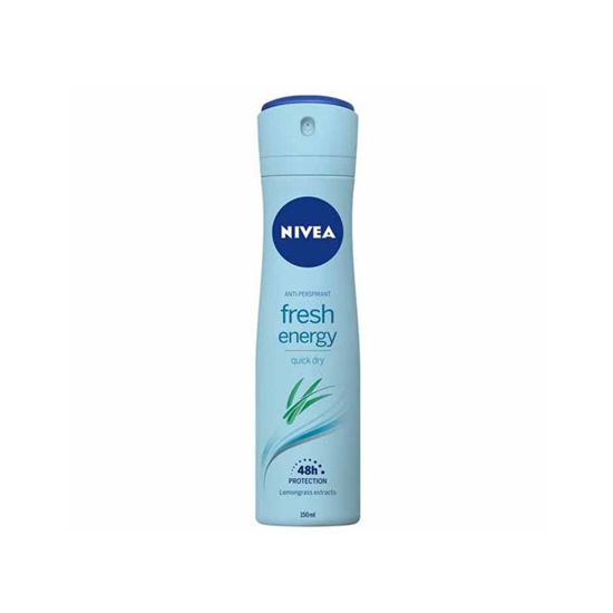 اسپری زیربغل زنانه نیوآ مدل nivea fresh energy حجم 150 میل