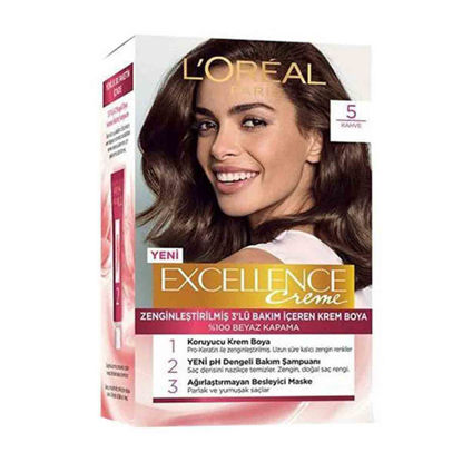 کیت رنگ مو لورآل شماره 5 سری Loreal EXCELLENCE