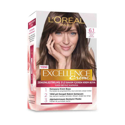 کیت رنگ مو لورآل شماره 6/1 سری Loreal EXCELLENCE