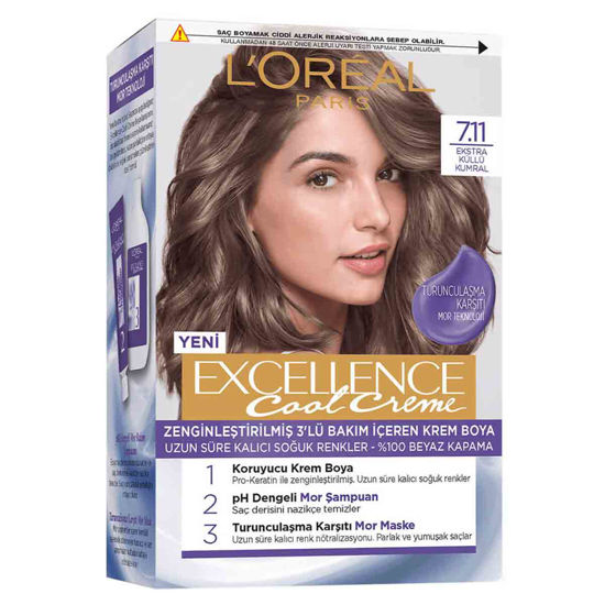 کیت رنگ مو لورآل شماره 7/11 سری Loreal EXCELLENCE