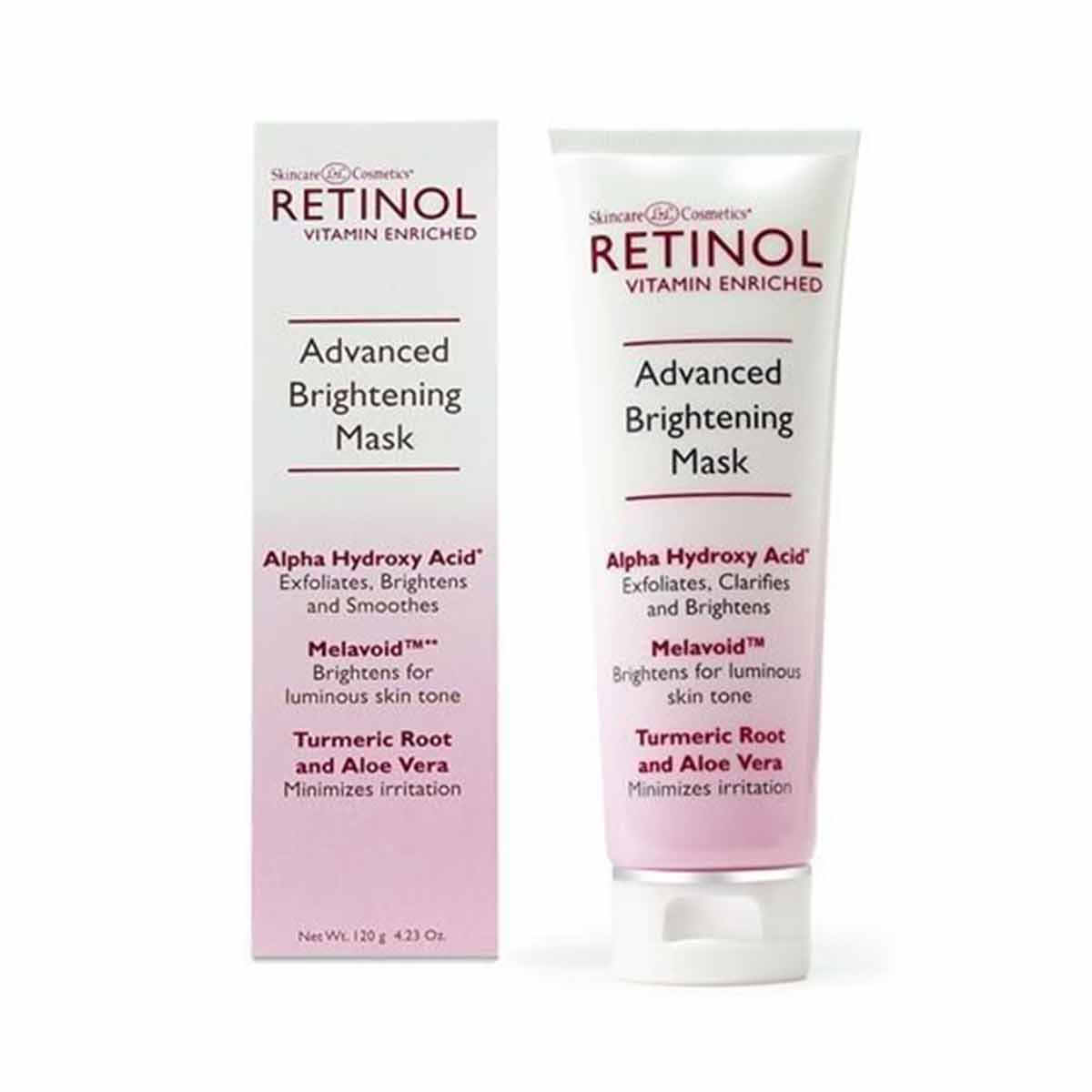 ماسک روشن کننده و شفاف کننده رتینول Retinol حجم 120 میلی لیتر