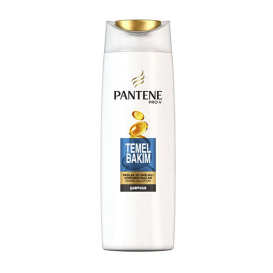 شامپو ترمیم کننده مخصوص موهای خشک و شکننده پنتن Pantene سری PRO-V مدل temel bakim حجم 500 میل