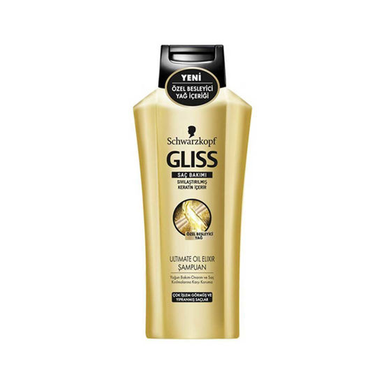 شامپو ترمیم کننده گلیس Gliss مدل Ultimate Oil Elixir حجم 500 میلی لیتر