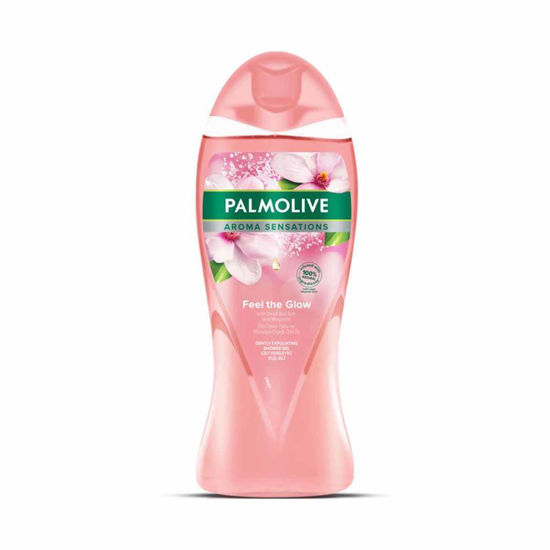 شامپو بدن پالمولیو Palmolive مدل FEEL THE GLOW با رایحه گل مگنولیا و نمک دریایی حجم 500 میلی لیتر