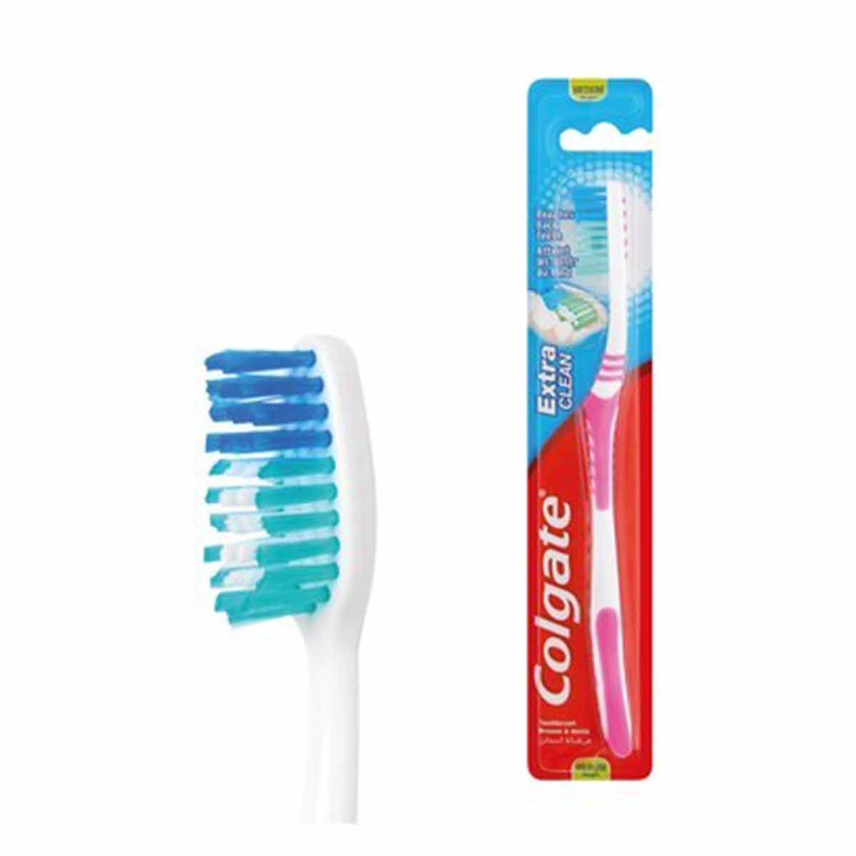 مسواک تکی کلگیت colgate بزرگسال متوسط مدل اکسترا کلین