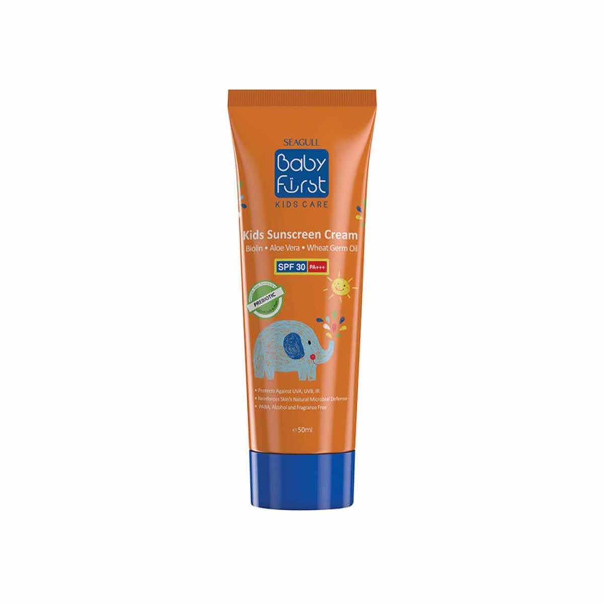 کرم ضد آفتاب کودکان SPF30 بیبی فرست سی گل Seagull حجم 50 میلی گرم