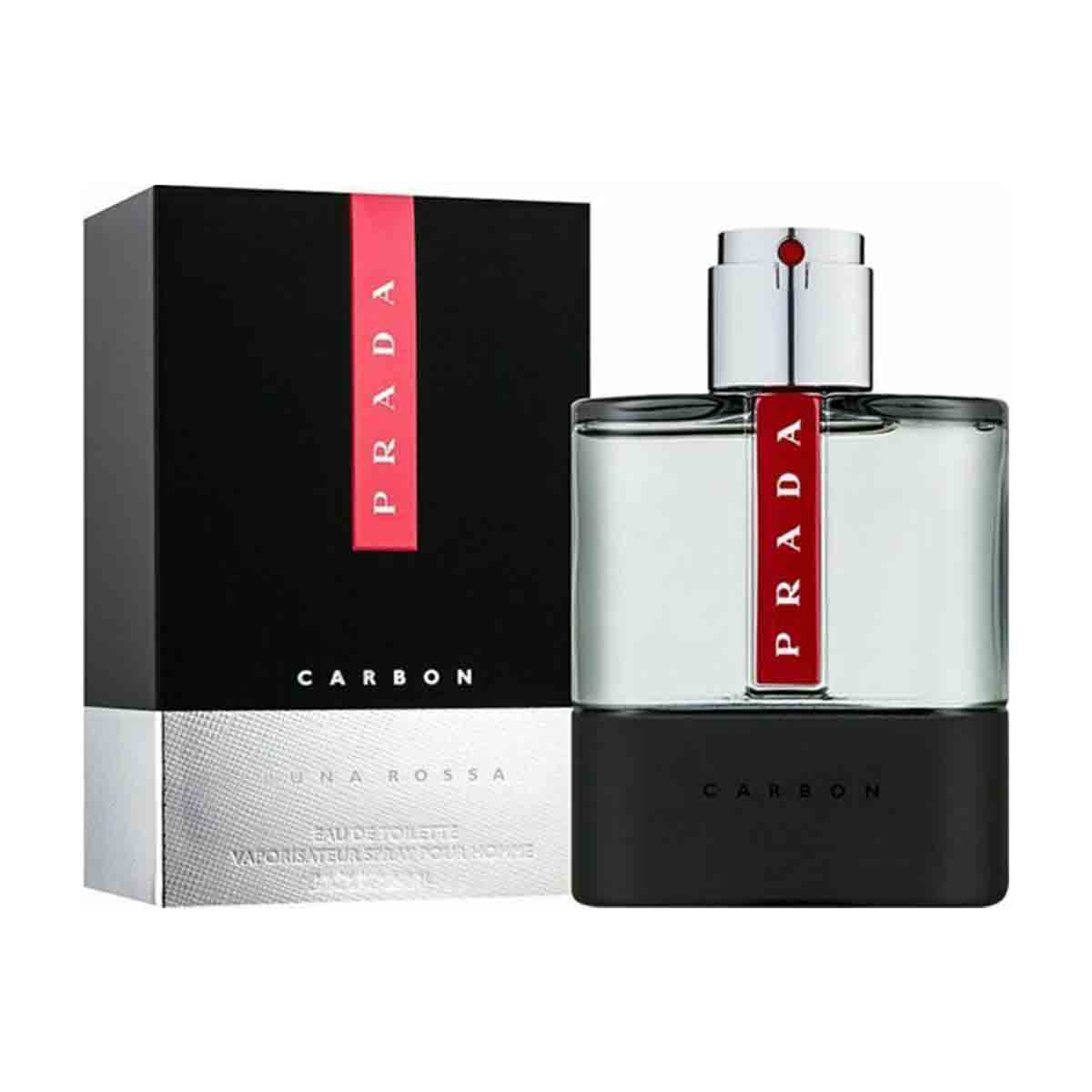 عطر ادوتویلت مردانه پرادا PRADA مدل Luna Rossa Carbon حجم 100 میل