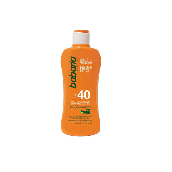 لوسیون ضدآفتاب spf 40 باباریا حجم 200 میل