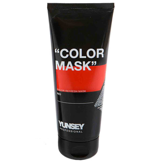 ماسک مو رنگساژ قرمز یانسی YUNSEY مدل COLOR MASK حجم 200 میل