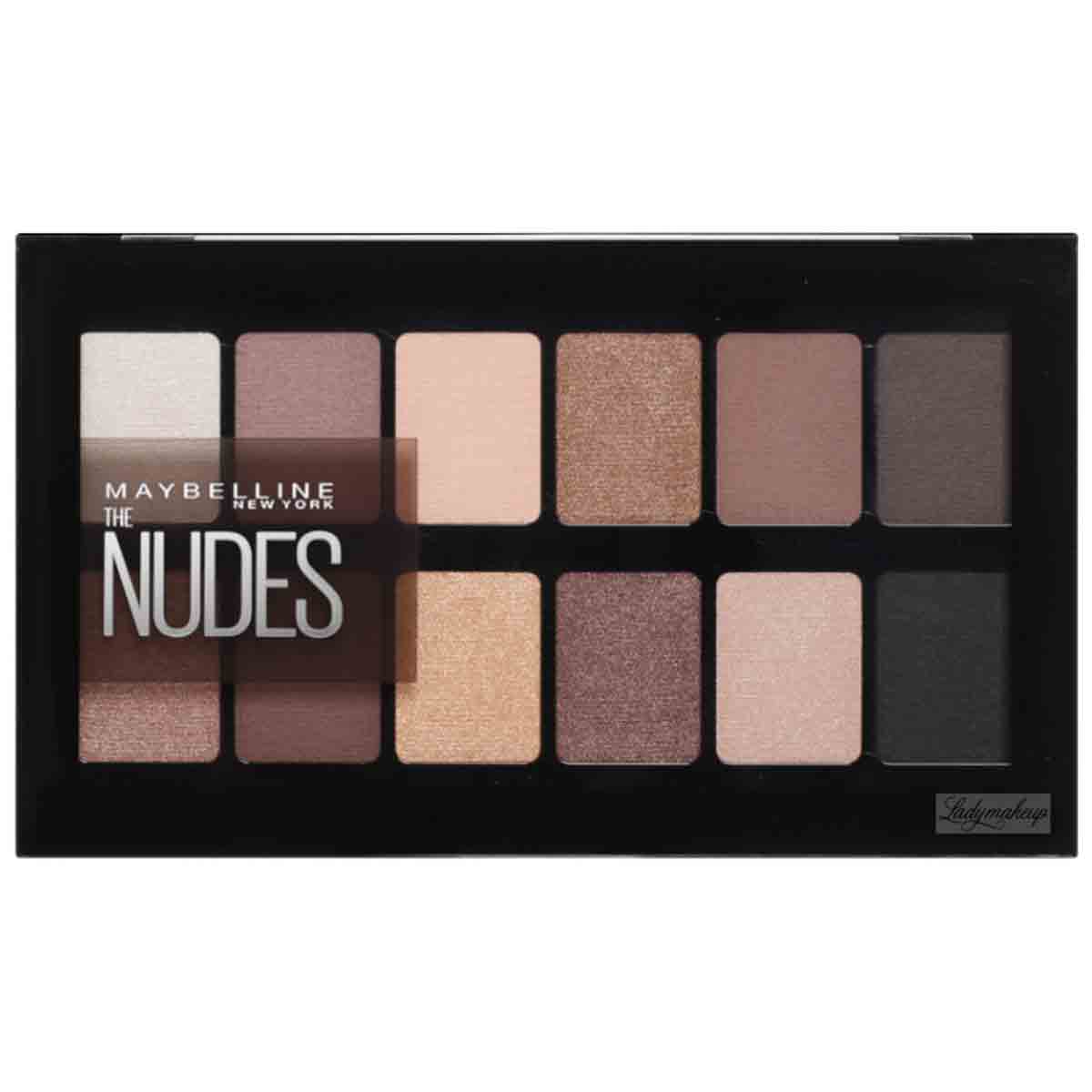 پالت سایه چشم 12 رنگ میبلین Maybelline مدل Nudes