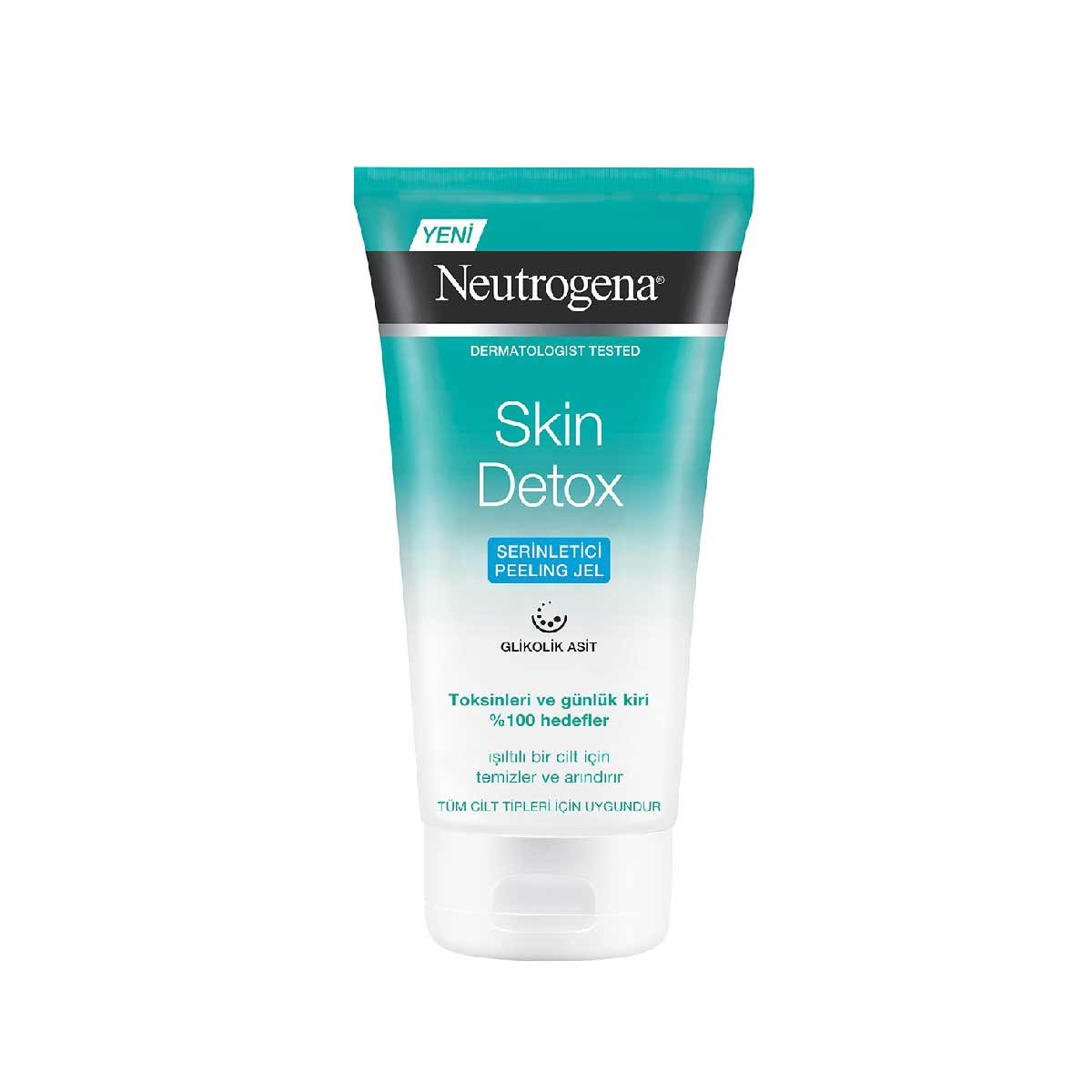 اسکراب لایه بردار پوست نوتروژینا Neutrogena حاوی خاک رس مدل (cooling scrub)skin Detox حجم 150 میل