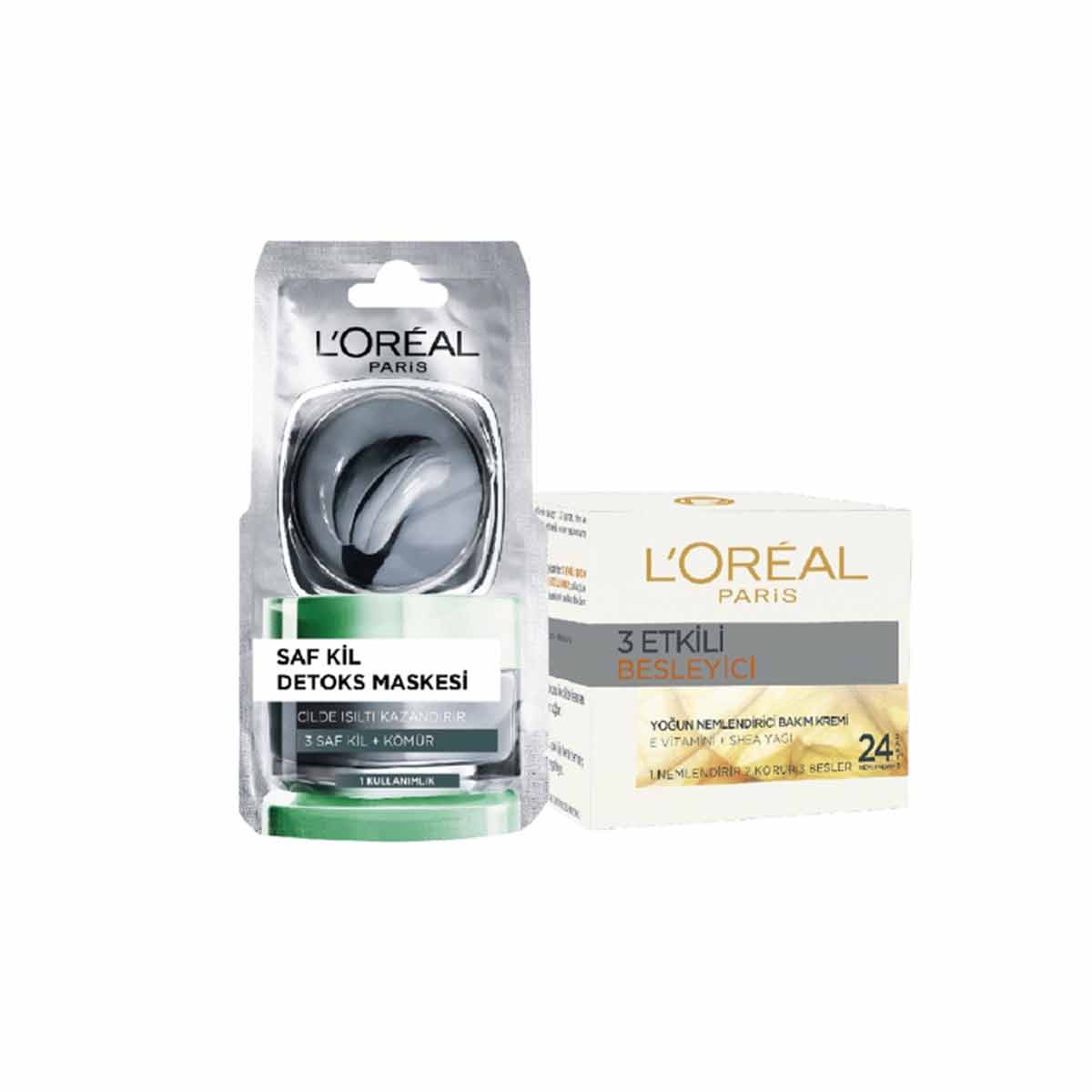 کرم مرطوب کننده لورال Loreal مناسب انواع پوست حاوی ویتامین E حجم 50 میل