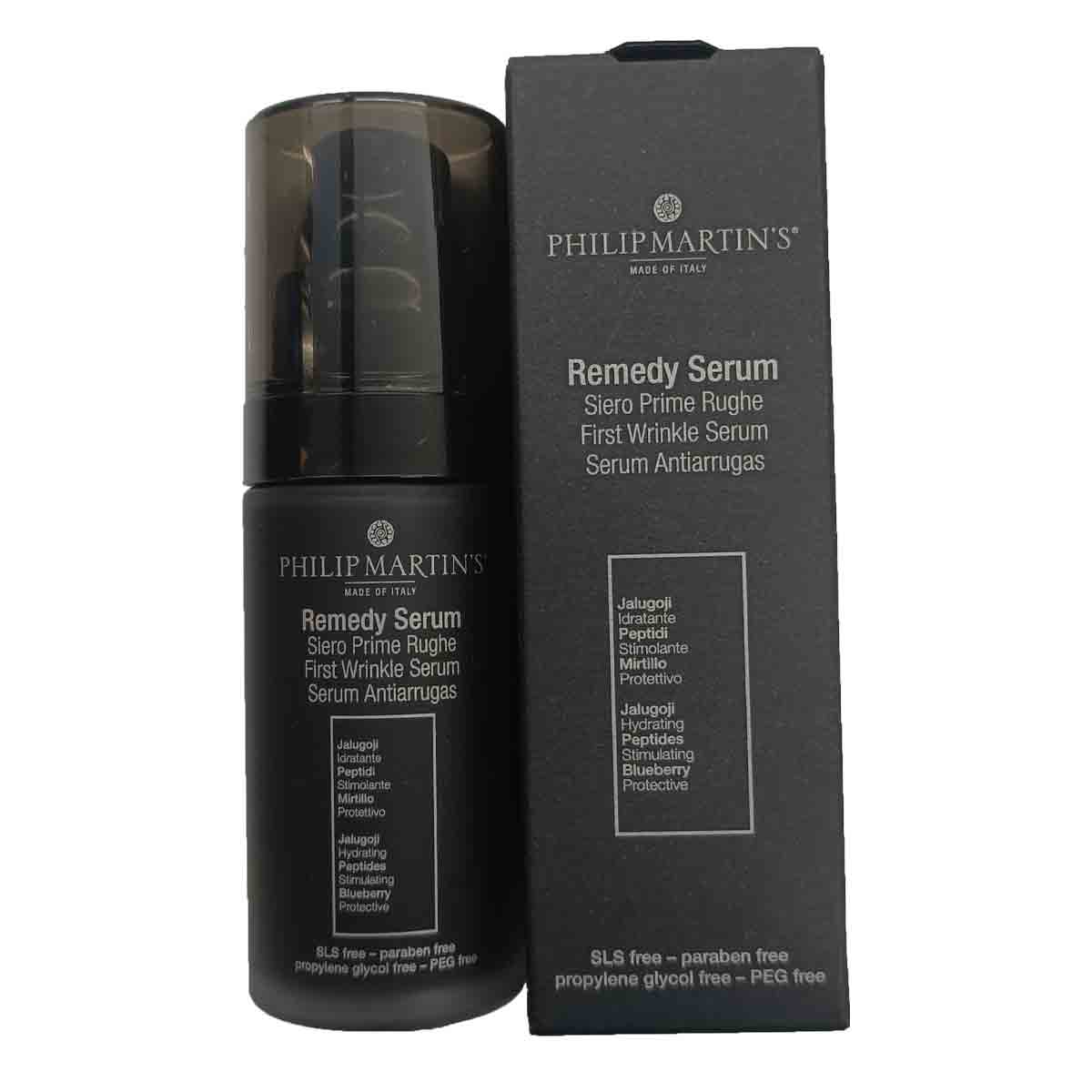 سرم بازسازی کننده و ضد چروک پوست صورت فیلیپ مارتین PHILIP MARTINS مدل Remedy Serum حجم 30 میل